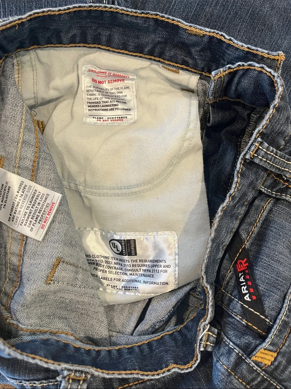 Ariat FR M5 Straight Leg Safety Work Jeans size 32|30 Flame Resistant